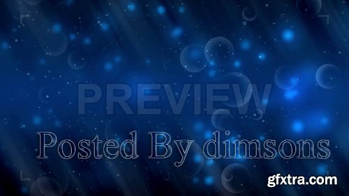 Particles On A Dark Blue BG Loop 216846 Particles On A Dark Blue BG Loop 216846