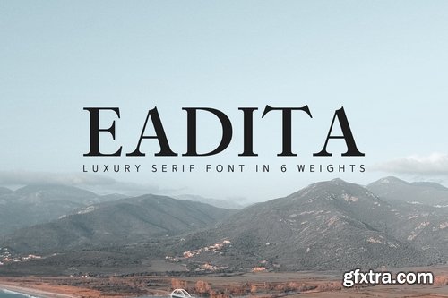 CM - Eadita Luxury Serif Font Family 3745473