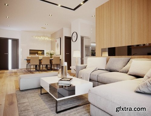 Cgtrader - Full House Design 4 for Cinema 4D and 3Dsmax 3D model