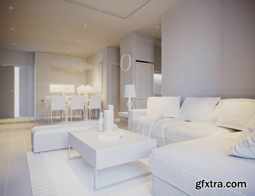 Cgtrader - Full House Design 4 for Cinema 4D and 3Dsmax 3D model