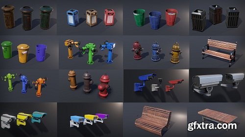 Raginbear StreetProps 01 UE4