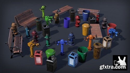 Raginbear StreetProps 01 UE4