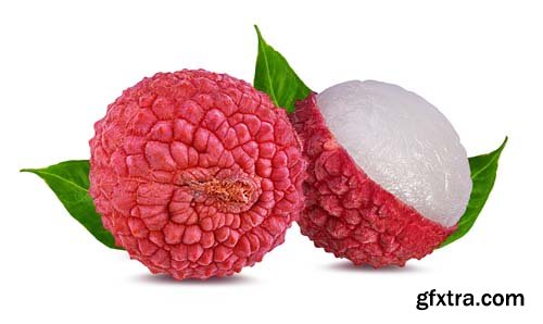 Photo - Lychee Isolated - 10xJPGs