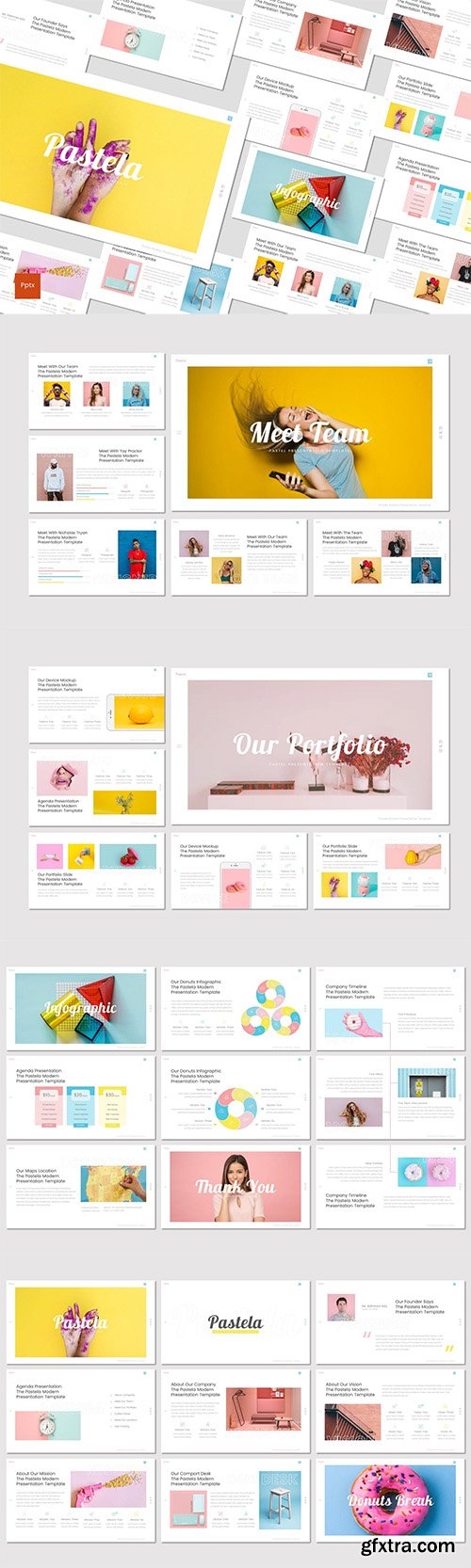 Pastela - Powerpoint Google Slides and Keynote Templates