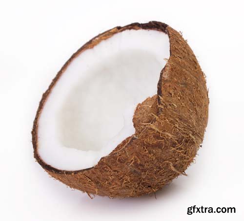 Photo - Coconut Isolated - 8xJPGs