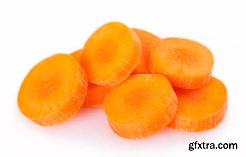 Photo - Fresh Carrot Isolated - 5xJPGs