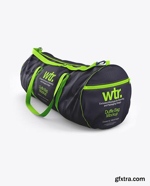 Duffle Bag Mockup - Halfside View 13852