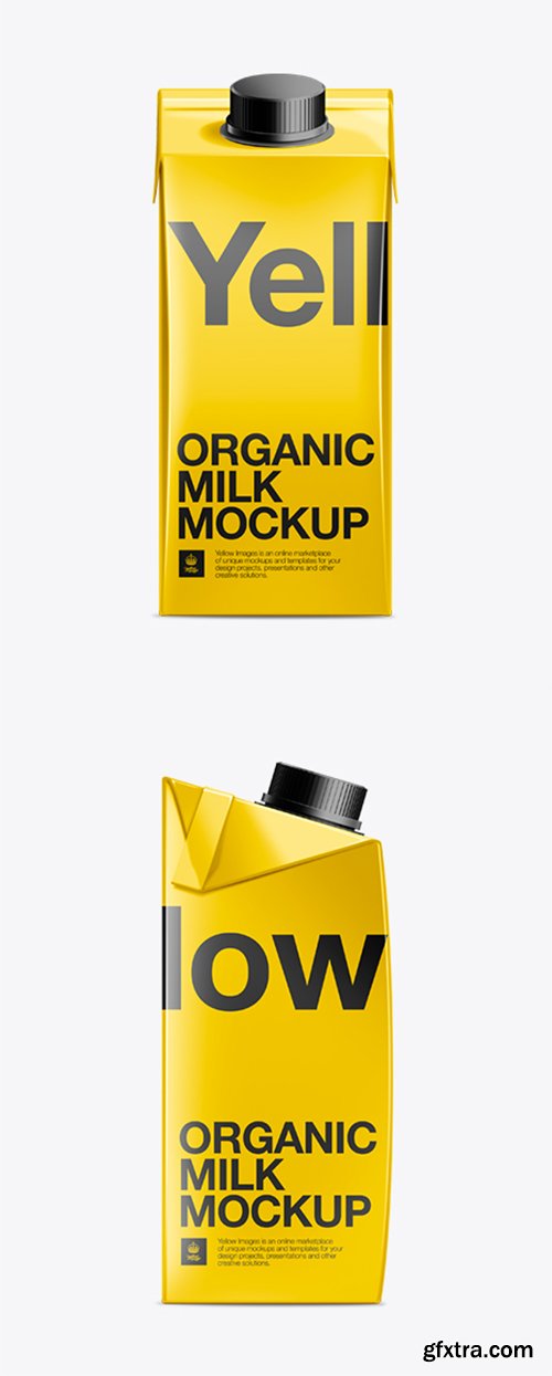 200ml Milk Carton Package Mockup 10751 200ml Milk Carton Package Mockup 10751