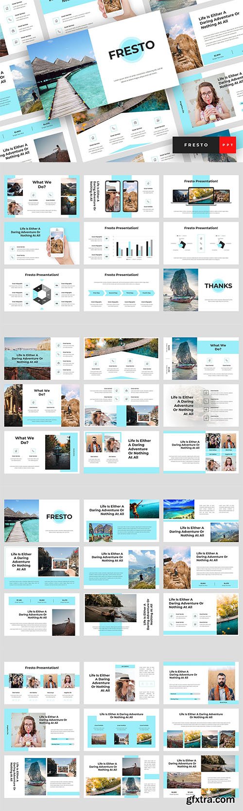 Fresto - Travel Powerpoint Google Slides and Keynote Templates Fresto - Travel Powerpoint Google Slides and Keynote Templates