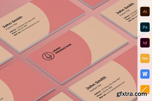 Music Production Poster Flyer Brochure Trifold Bifold Business Card