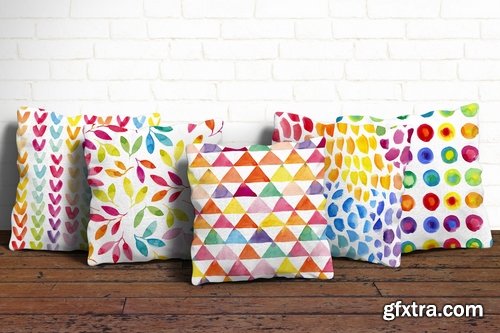 Abstract Watercolor Pattern