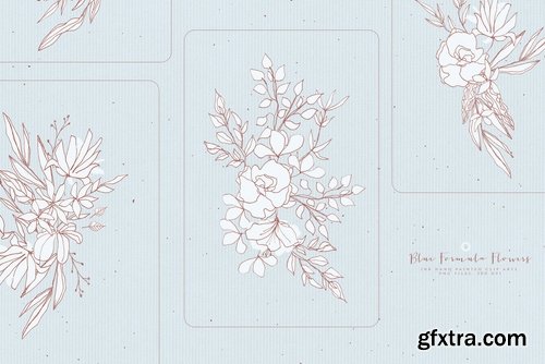 Blue Formula Flowers