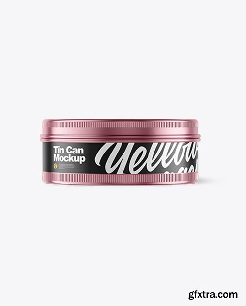 Metallic Round Tin Box Mockup 38709 Metallic Round Tin Box Mockup 38709