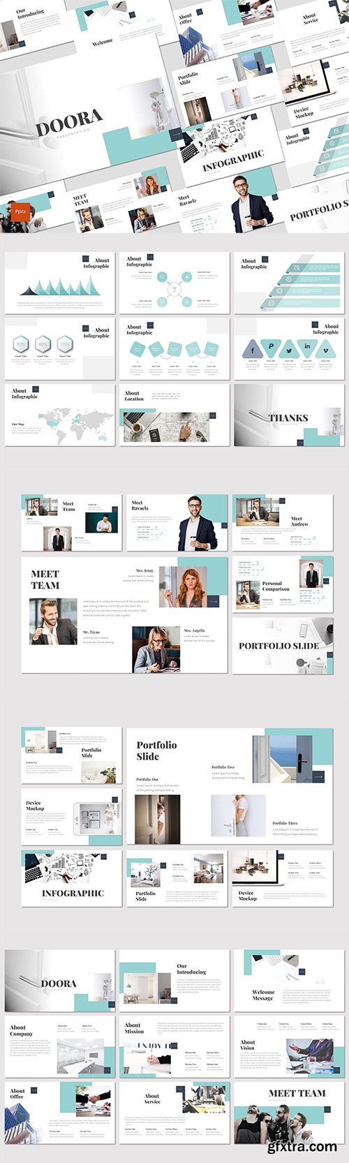 Doora - Powerpoint Google Slides and Keynote Templates