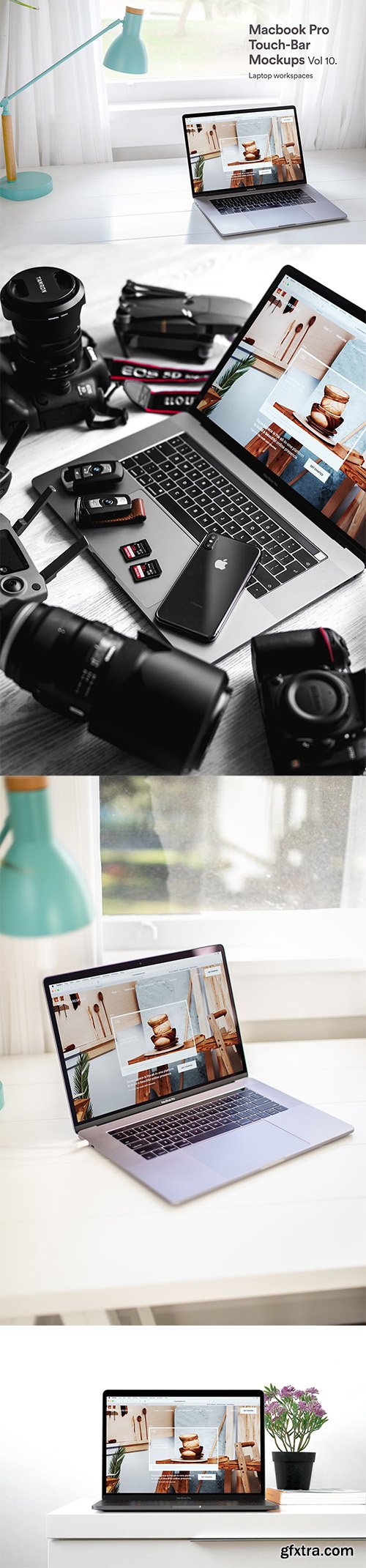 Macbook Pro App Mockup Vol 10 - Touch-Bar Macbook Pro App Mockup Vol 10 - Touch-Bar