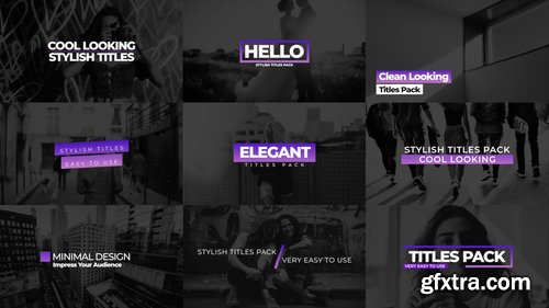 Stylish Titles Pack V2 216394 Stylish Titles Pack V2 216394
