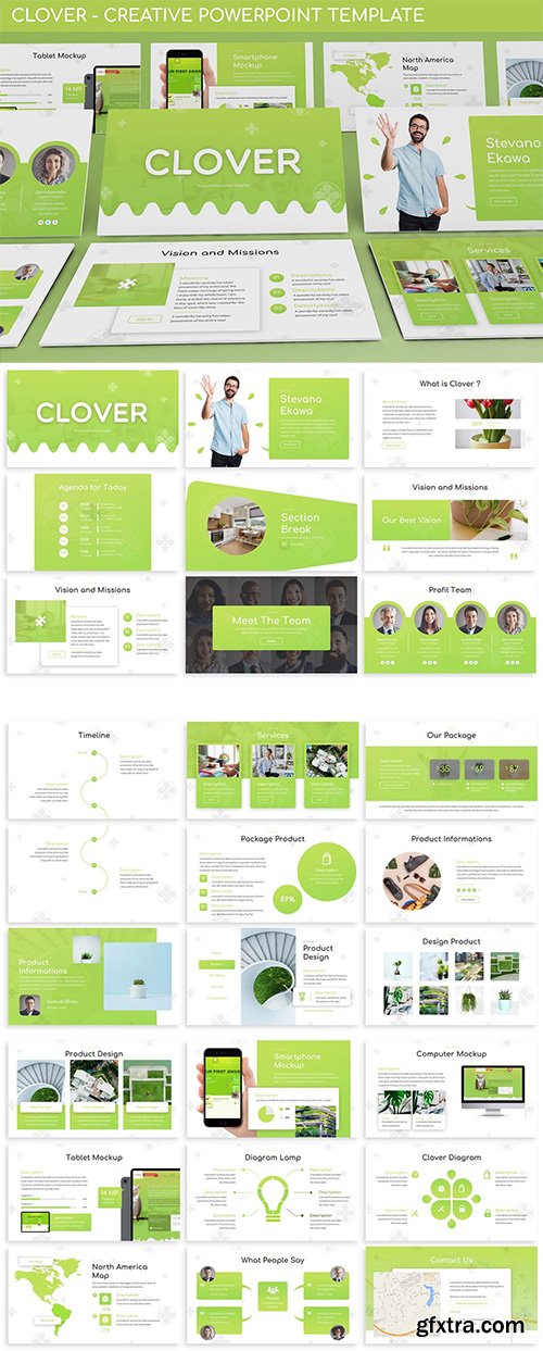 Clover - Creative Powerpoint Template