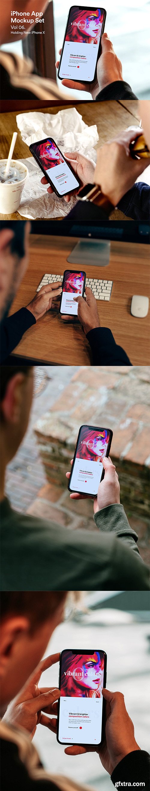 iPhone Mockup Set iPhone Mockup Set