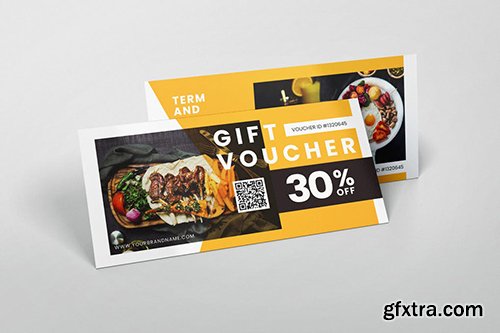 Restaurant AI and PSD Gift Voucher Restaurant AI and PSD Gift Voucher