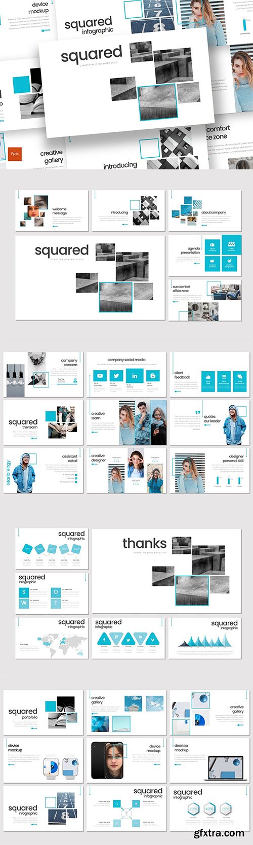 Squared - Powerpoint Google Slides and Keynote Templates