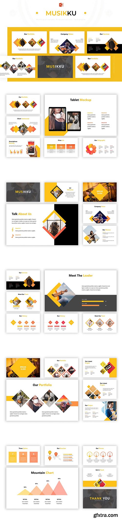 Musikku - Powerpoint Template