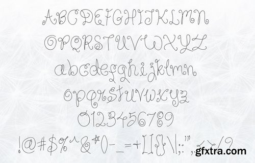 Sky Flower - Handwritten Font