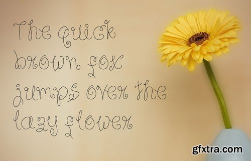 Sky Flower - Handwritten Font