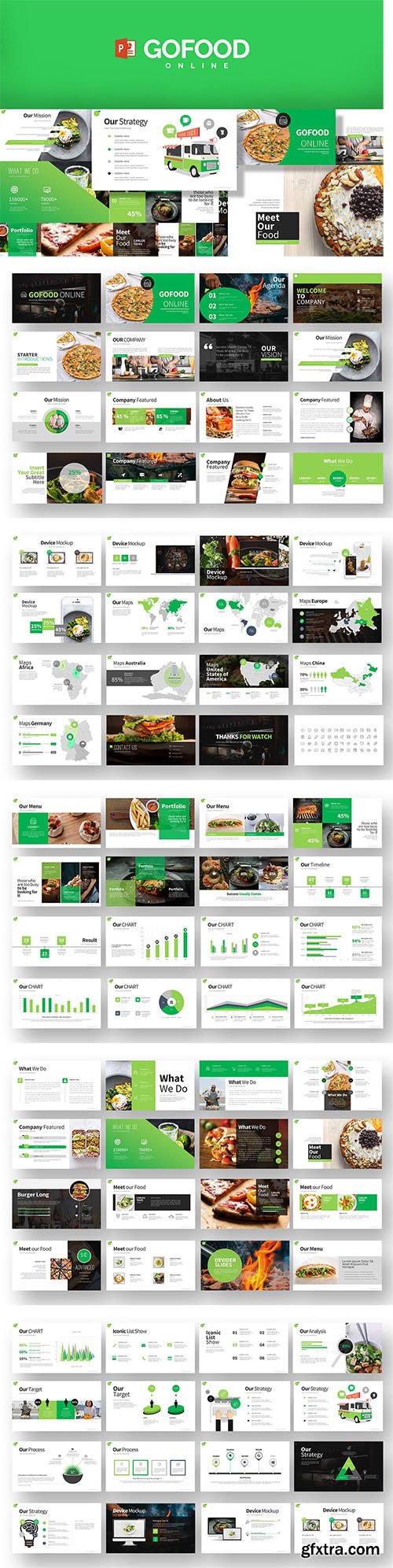Gofood Powerpoint and Keynote Templates