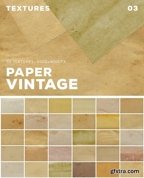 30 Vintage Paper Textures 