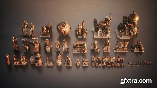 Kitbash3D - Steampunk Kitbash3D - Steampunk