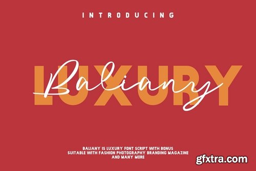 Baliany Script Font