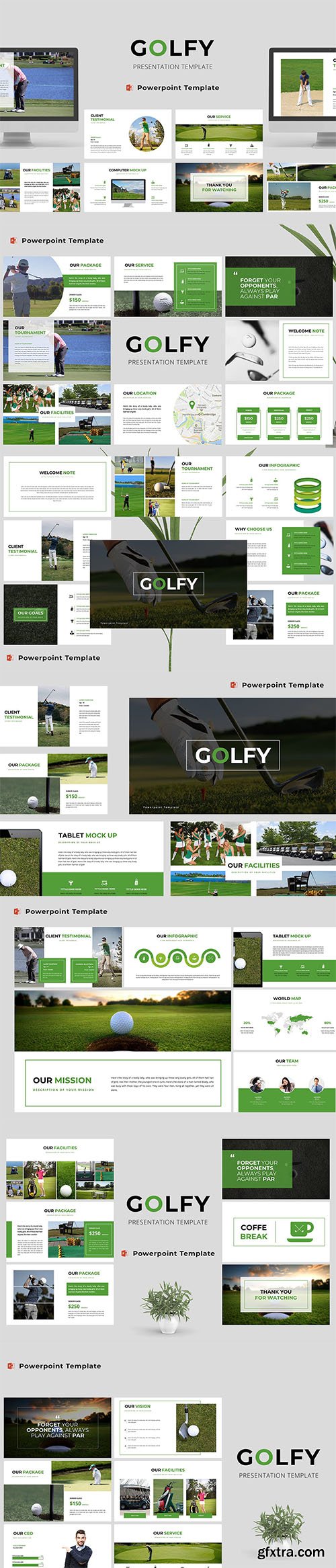 Golfy Powerpoint Presentation Template