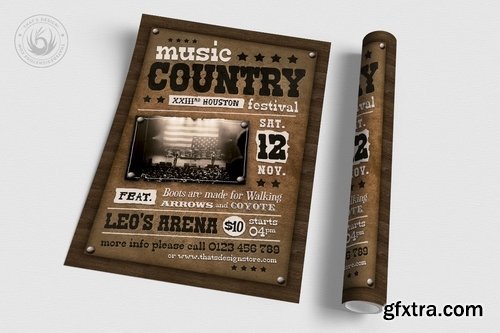 Country Music Flyer Template V2