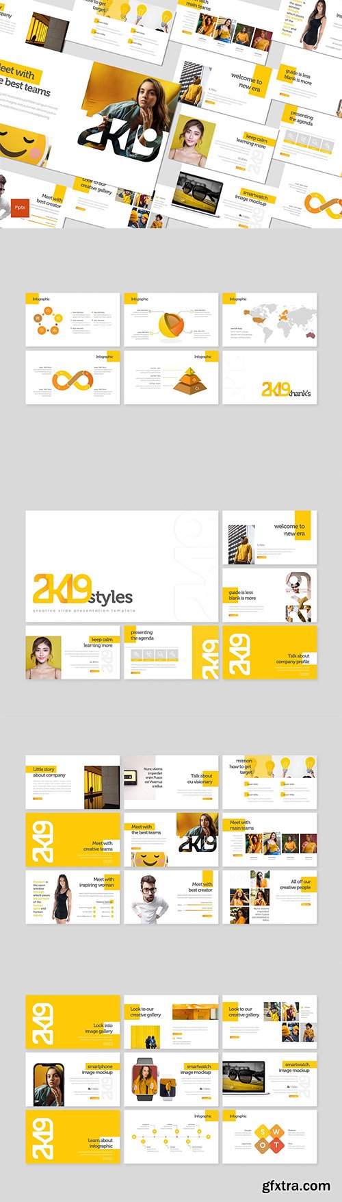 2k19 - Powerpoint, Keynote and Google Slides Templates