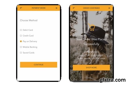 Shoppy - Ecommerce Mobile App for Adobe XD