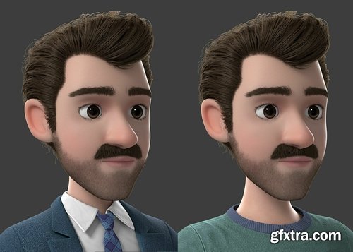 Cgtrader - Cartoon Man 3D model