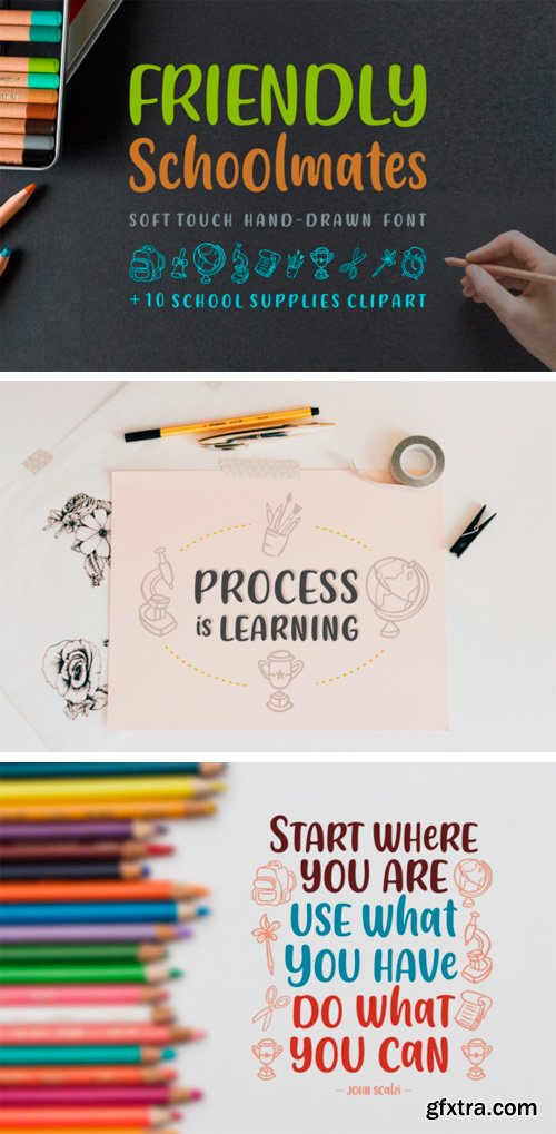 Friendly Schoolmates Font