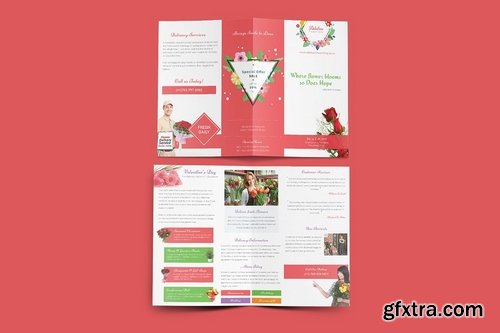 Flower Bouquet Shop - Bifold Brochure