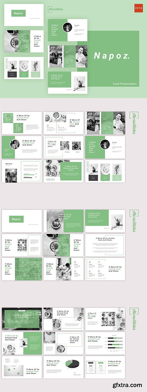 Napoz - Food Powerpoint, Keynote and Google Slides Templates