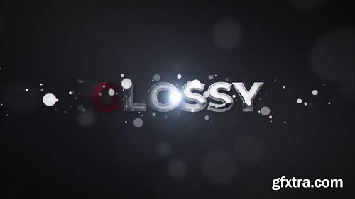 Glossy Particle Logo Reveal 234532 Glossy Particle Logo Reveal 234532