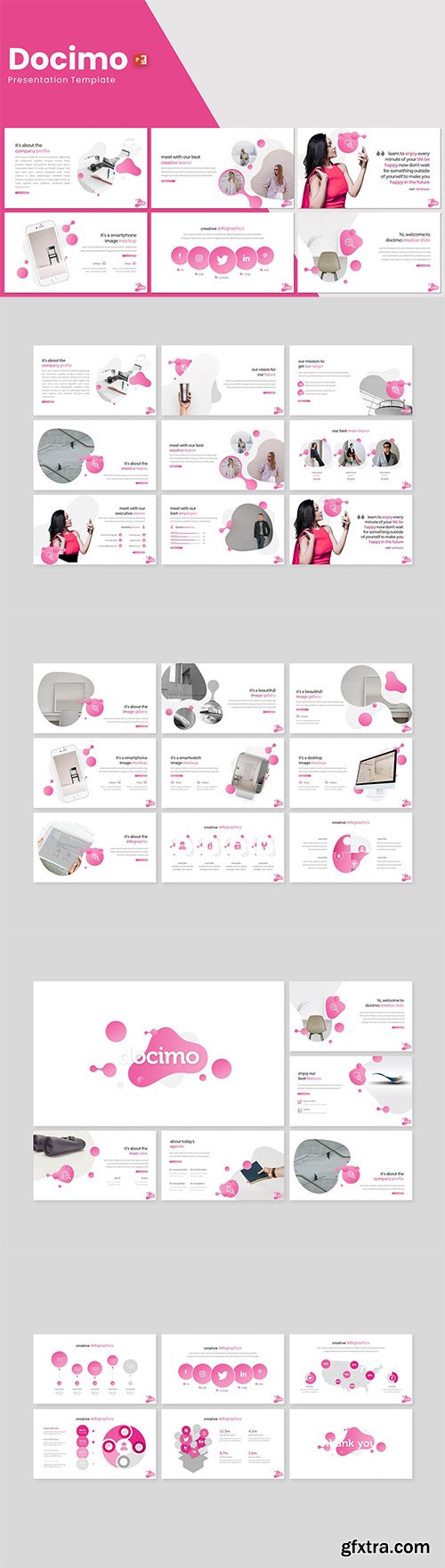 Docimo - Food Powerpoint, Keynote and Google Slides Templates