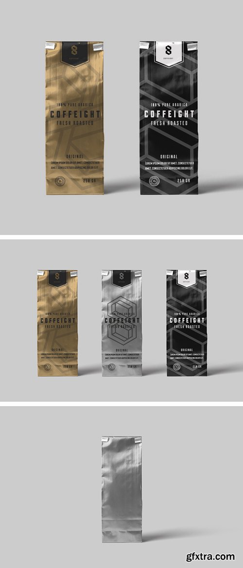 Coffee Bag Mockup Psd