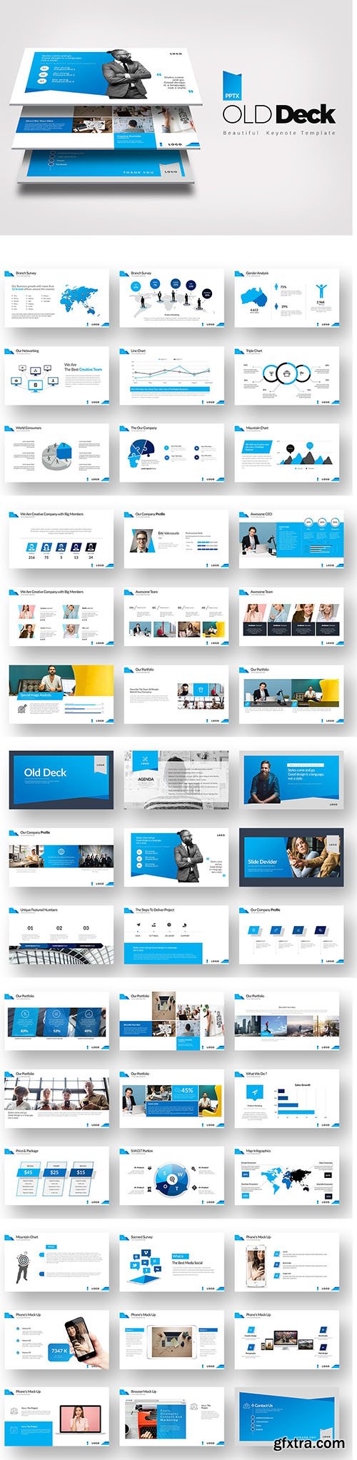 Old Deck PowerPoint and Keynote Presentation