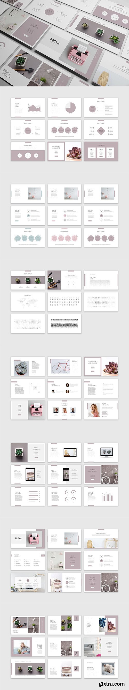 Freya Minimal PowerPoint Presentation Template