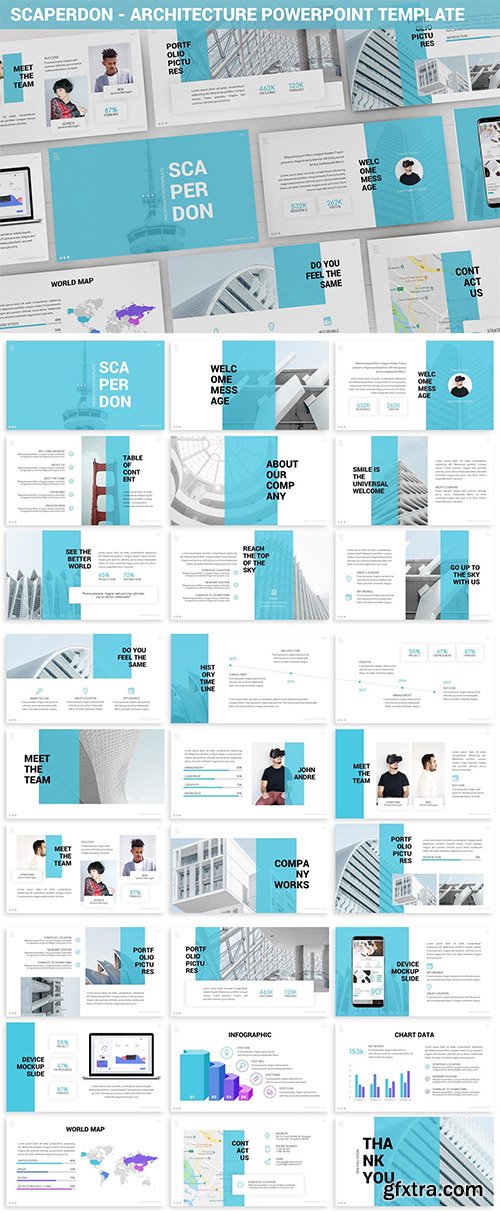 Scaperdon - Architecture Powerpoint Template Scaperdon - Architecture Powerpoint Template