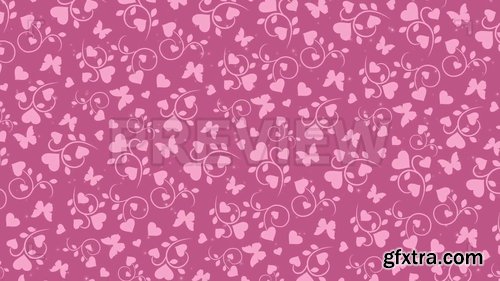 Hearts-Butterflies Romantic Backgrounds 235697