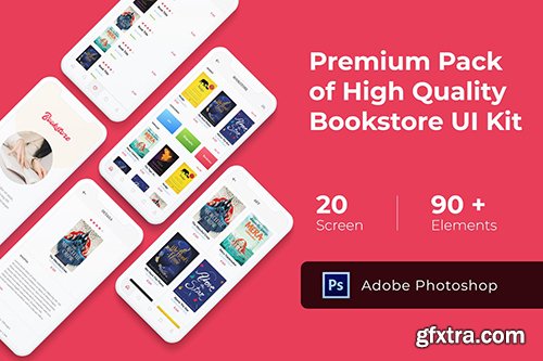 Bookstore Mobile UI KIT