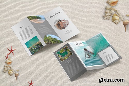 Summer Beach Trifold Brochure