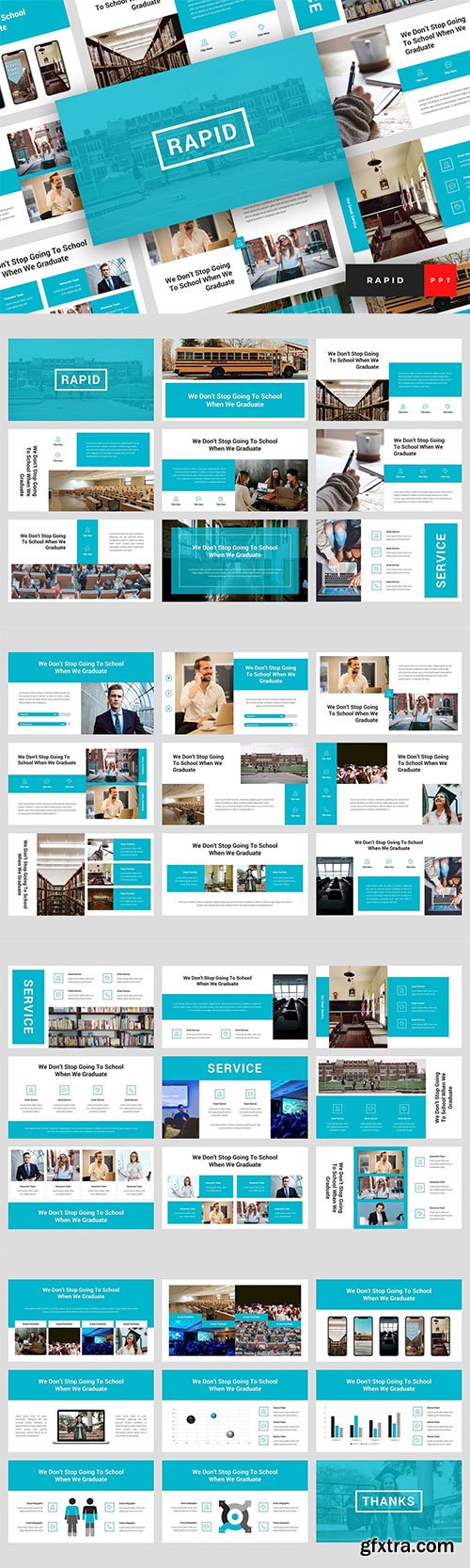 Rapid - Education & School Keynote, Powerpoint and Google Slides Template