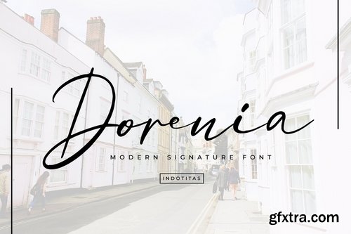 Dorenia Signature Font